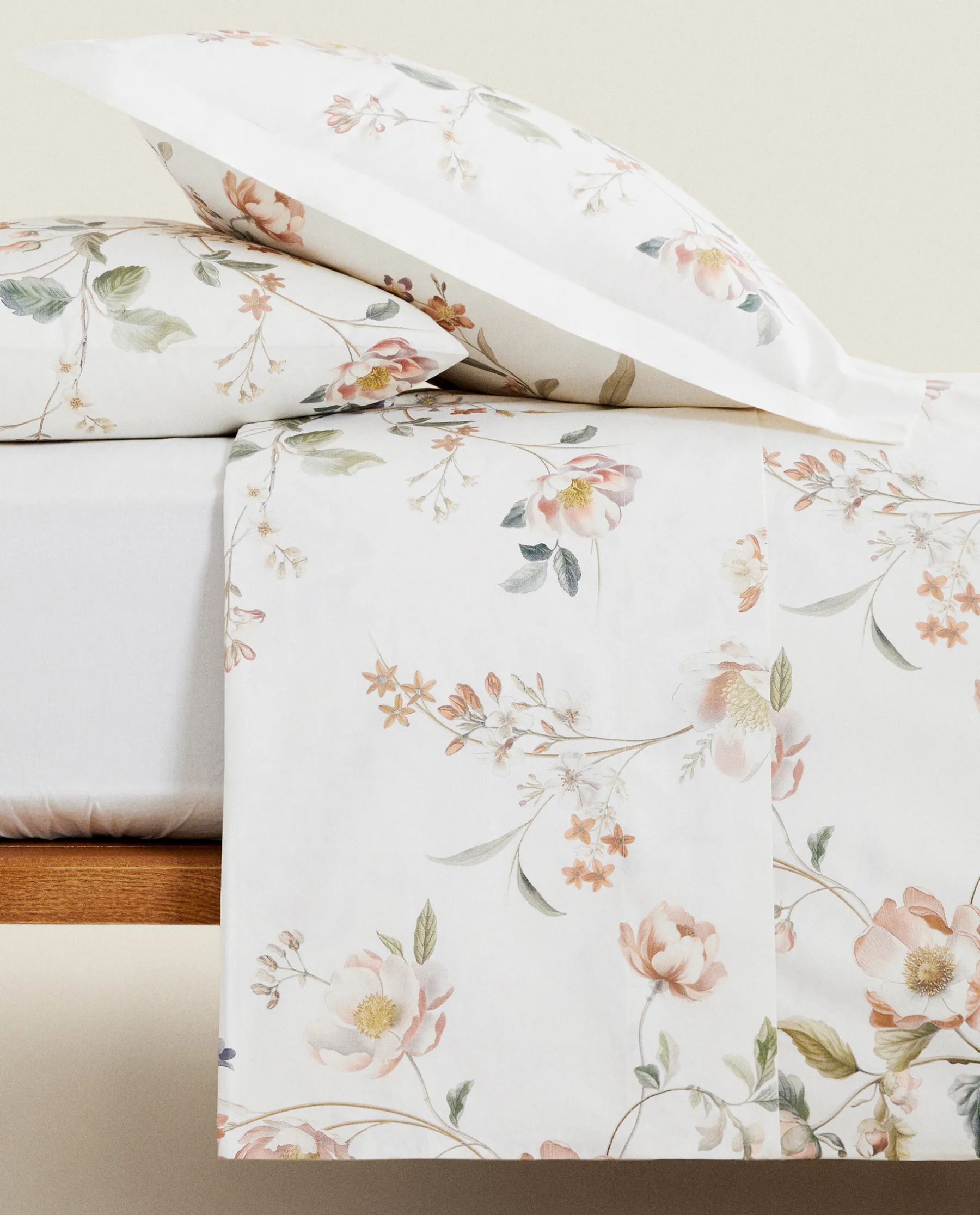 ZARA Home Floral Print Duvet Cover