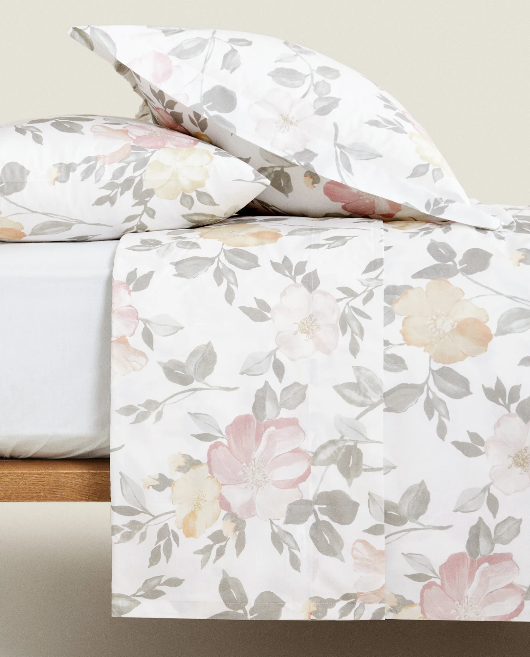 ZARA Home Floral Print Duvet Cover