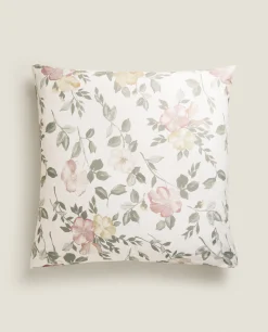 ZARA Home Floral Print Pillowcase