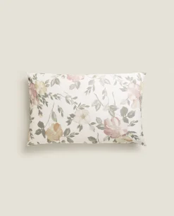 ZARA Home Floral Print Pillowcase