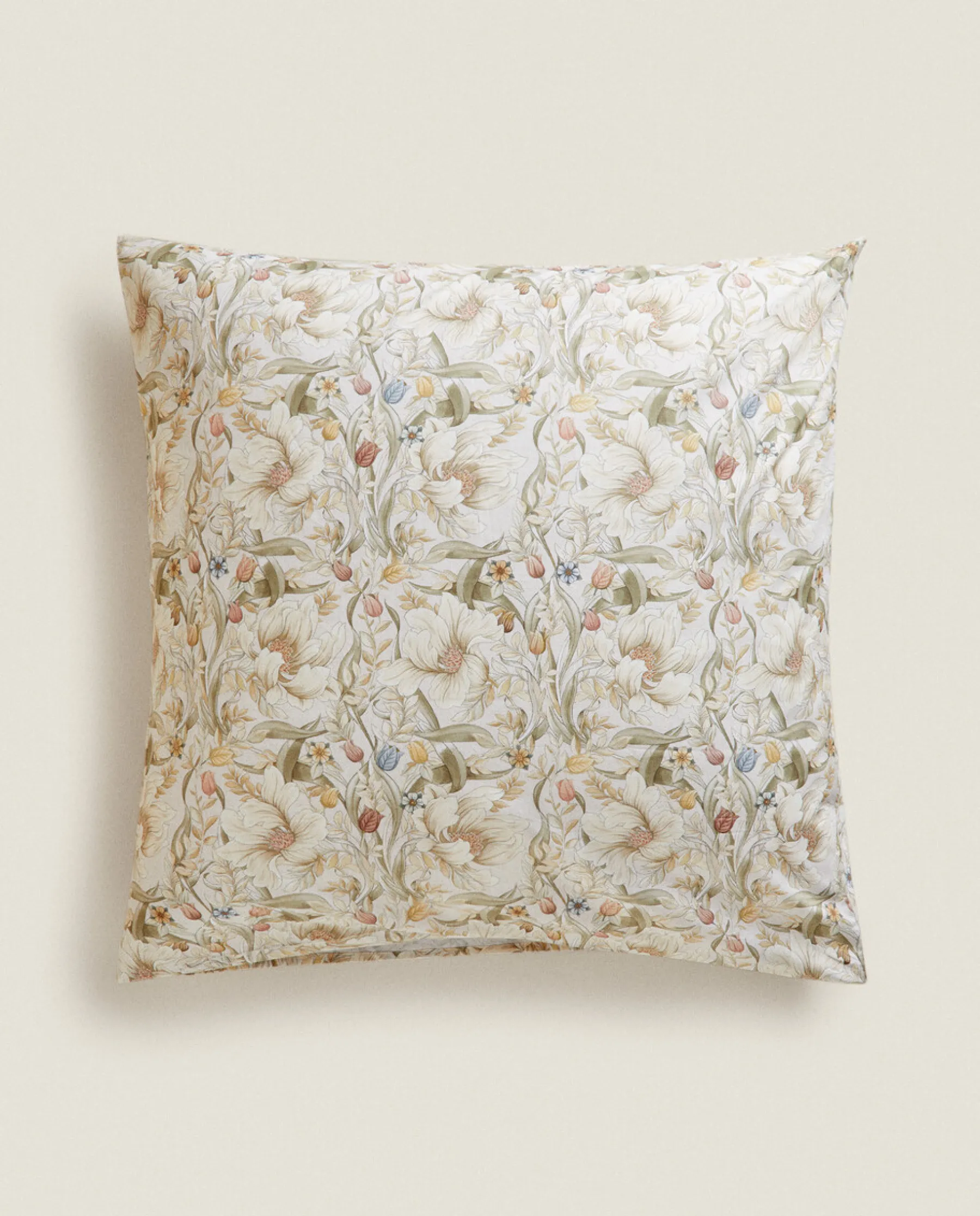 ZARA Home Floral Print Pillowcase