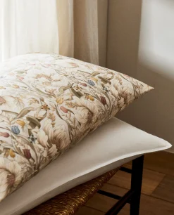 ZARA Home Floral Print Pillowcase
