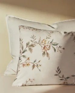 ZARA Home Floral Print Pillowcase