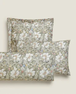 ZARA Home Floral Print Pillowcase