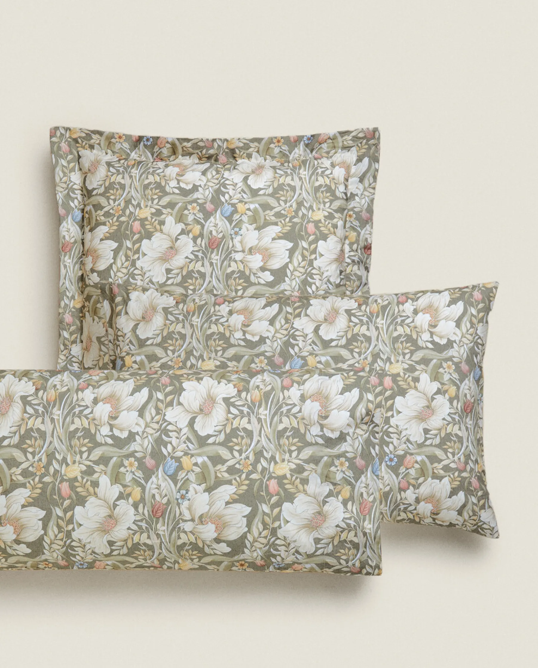 ZARA Home Floral Print Pillowcase