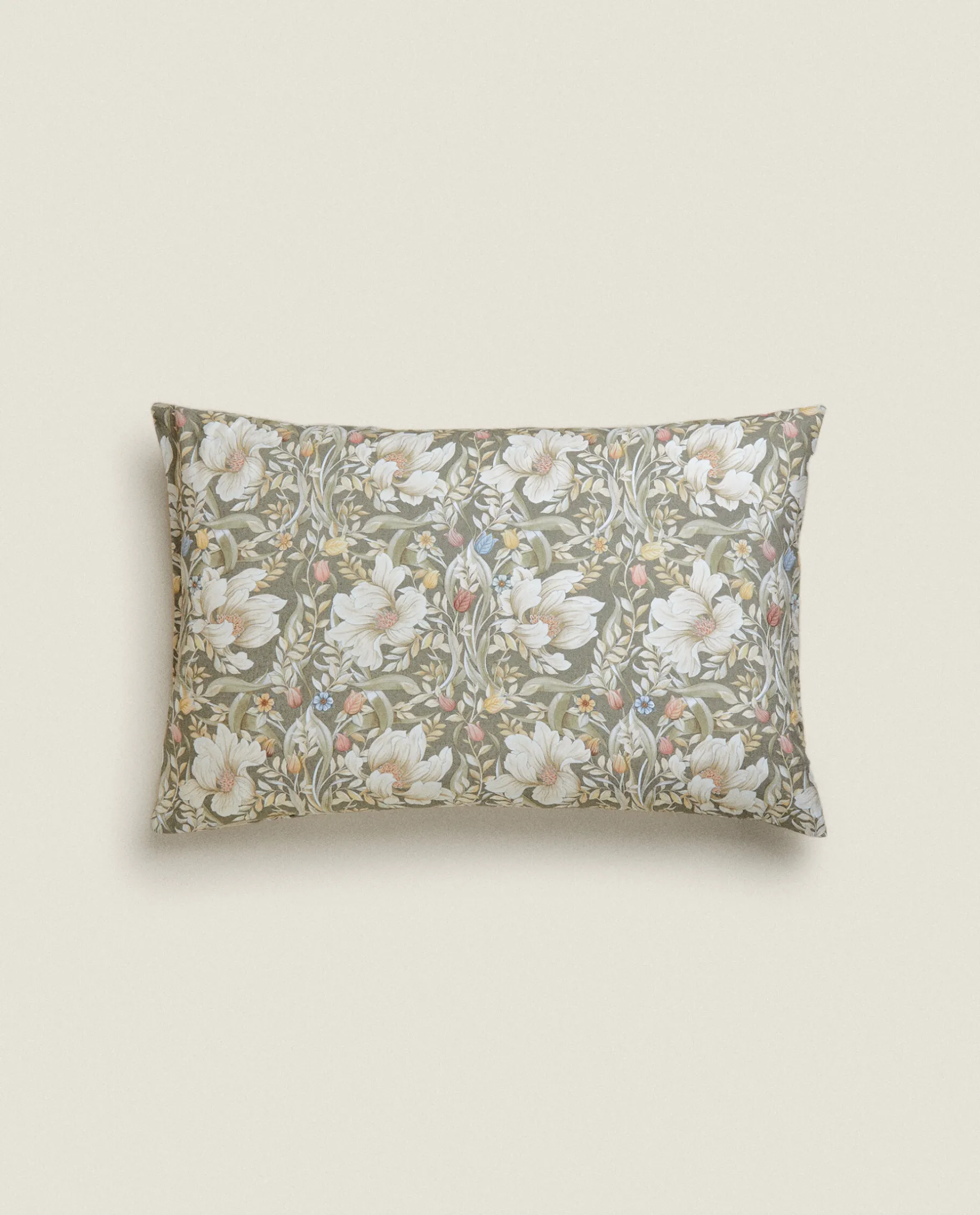 ZARA Home Floral Print Pillowcase