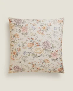 ZARA Home Floral Print Pillowcase
