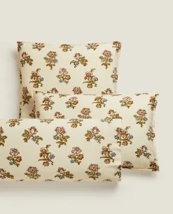ZARA Home Floral Print Pillowcase