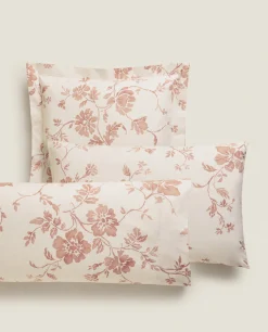 ZARA Home Floral Print Pillowcase