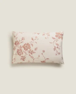 ZARA Home Floral Print Pillowcase