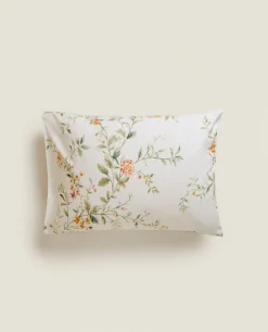 ZARA Home Floral Print Pillowcase