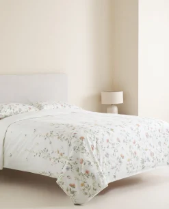 ZARA Home Flower And Butterfly Print Duvet Cover