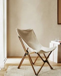 ZARA Home Folding Aluminum And Canvas Chair