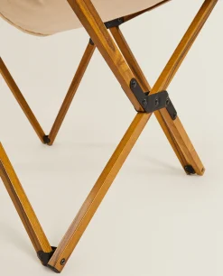 ZARA Home Folding Aluminum And Canvas Chair