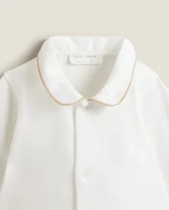 ZARA Home Footed Pajamas With Contrasting Piping