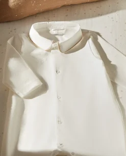 ZARA Home Footed Pajamas With Contrasting Piping