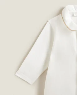 ZARA Home Footed Pajamas With Contrasting Piping