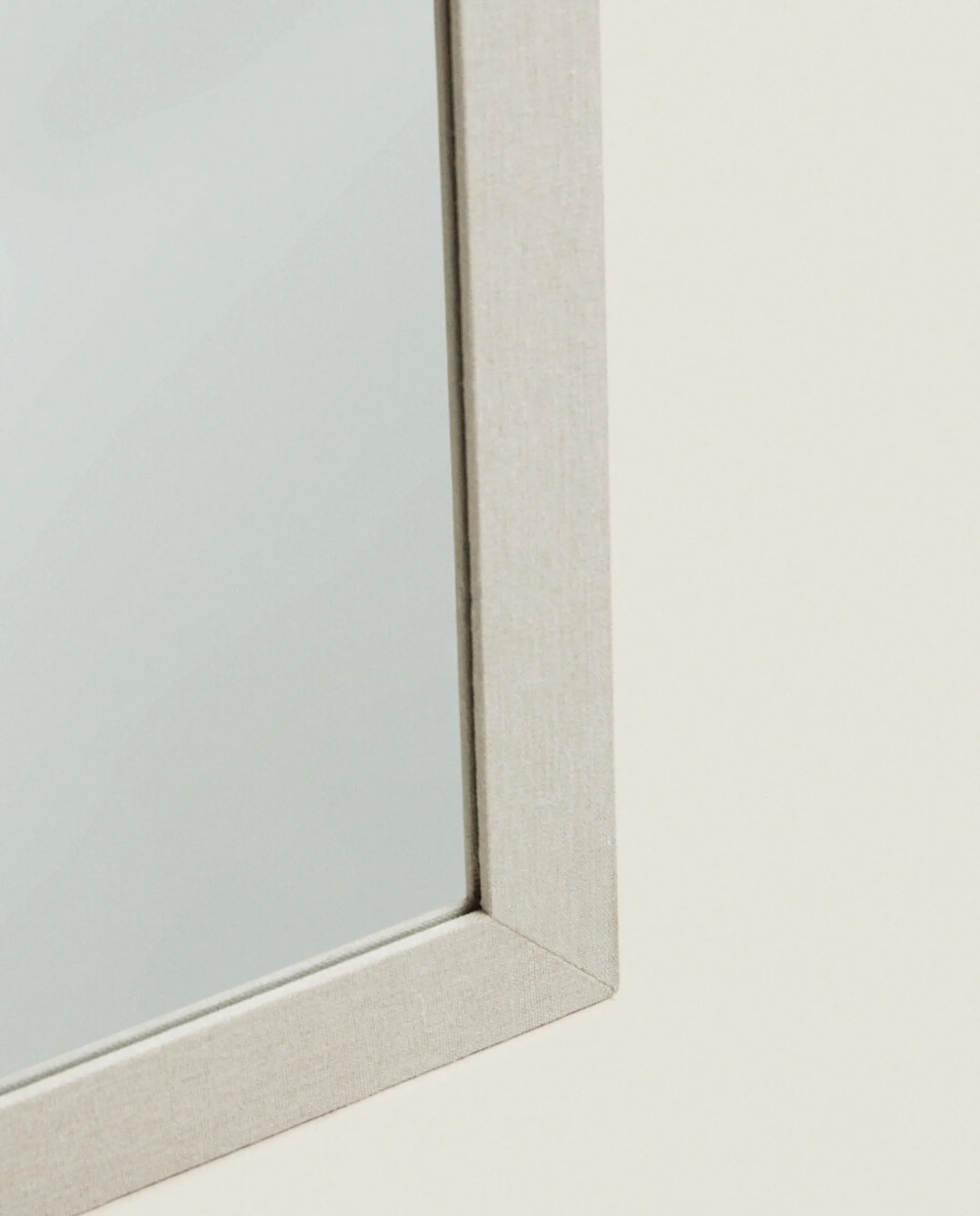 ZARA Home Full-Length Mirror With Linen Frame