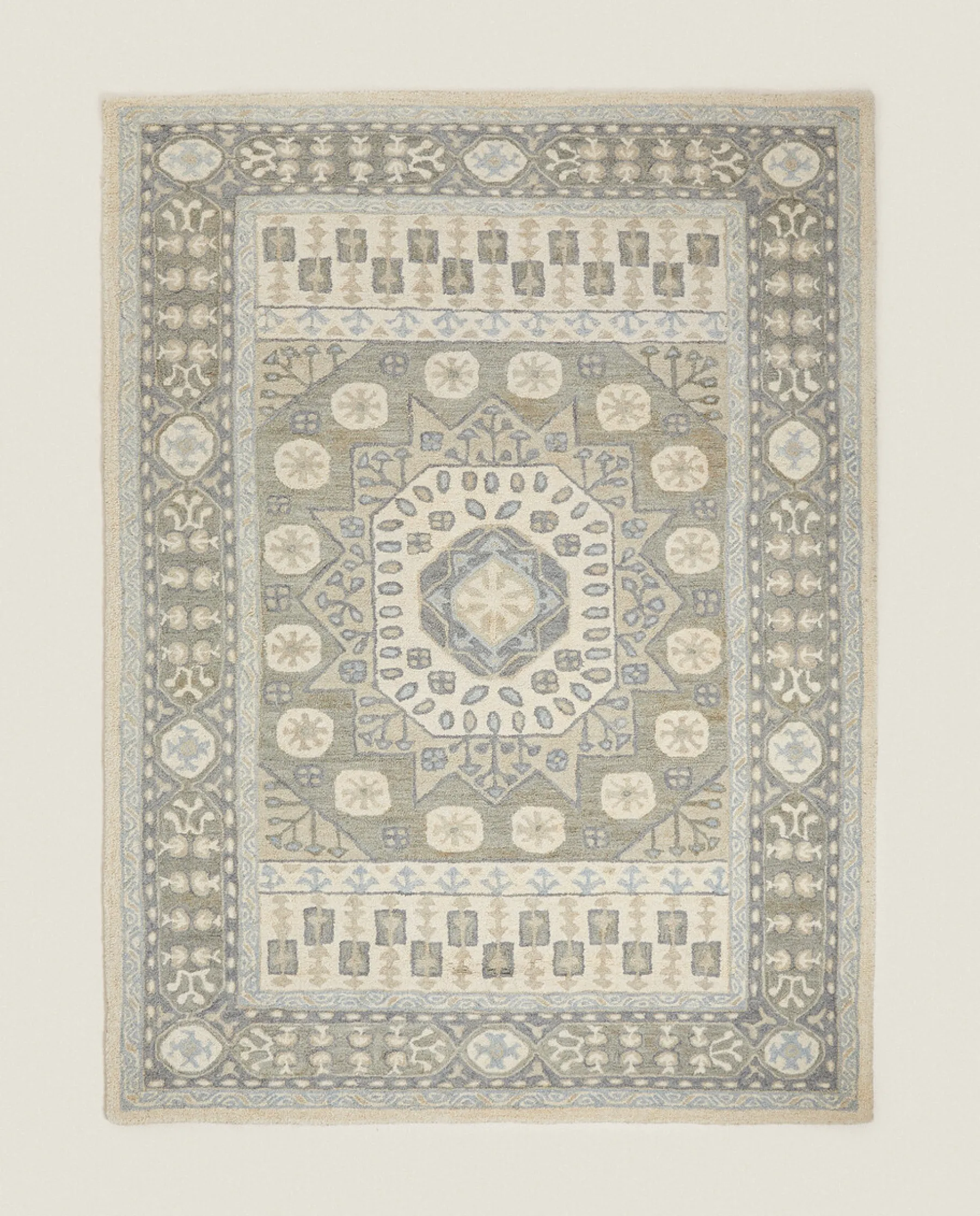 ZARA Home Geometric Wool Rug