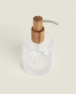 ZARA Home Glass And Wood Dispenser