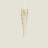 ZARA Home Glass Christmas Droplet Decoration