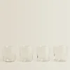 ZARA Home Glass Soft Drink Tumblers (Pack Of 4)