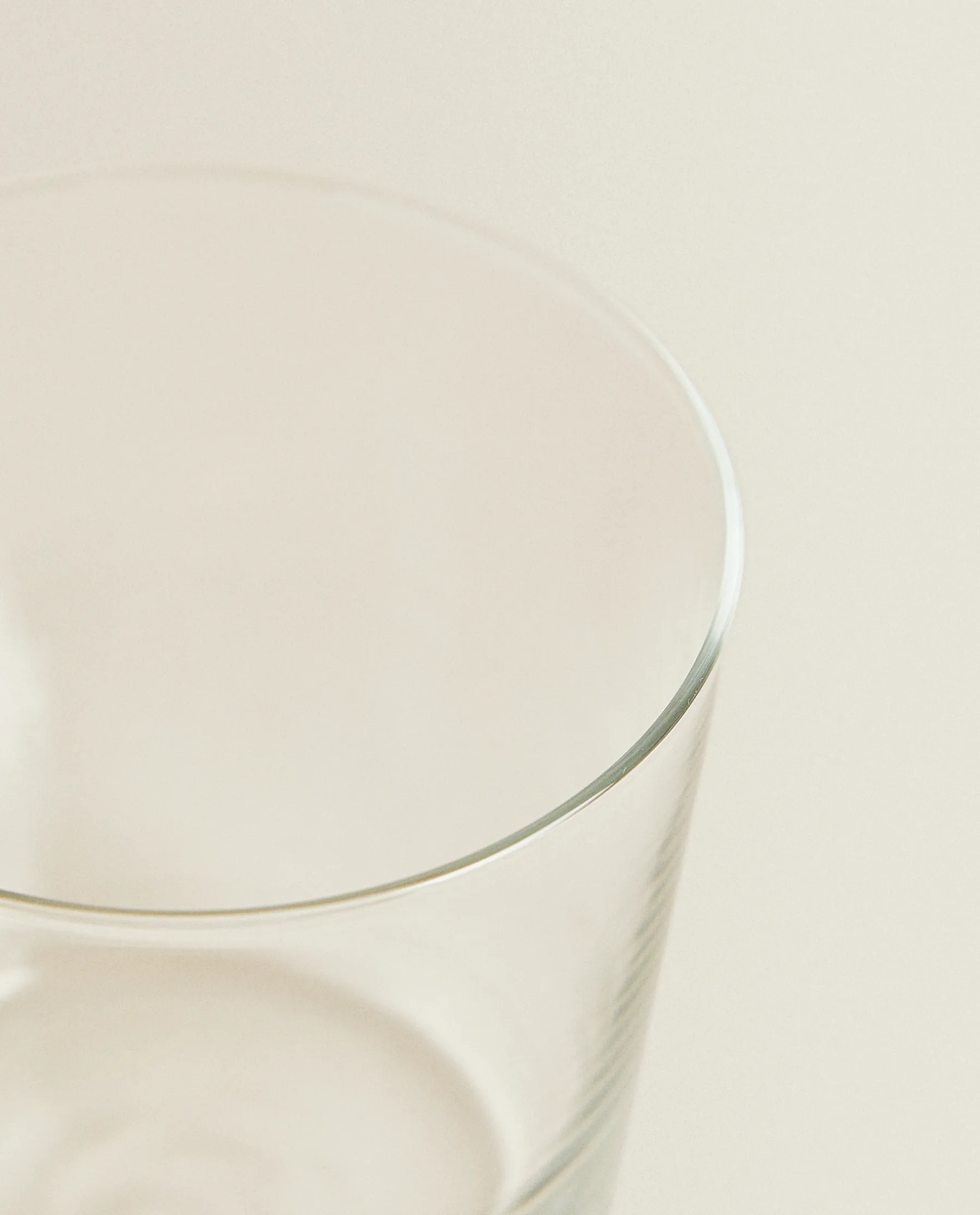 ZARA Home Glass Soft Drink Tumblers (Pack Of 4)