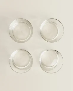 ZARA Home Glass Tumbler (Pack Of 4)
