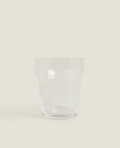 ZARA Home Glass Tumbler With Line Design