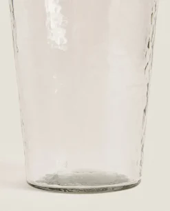 ZARA Home Glass Vase With Border