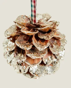 ZARA Home Glittery Christmas Pineapple Decoration