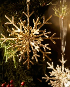 ZARA Home Glittery Christmas Snowflake Decoration