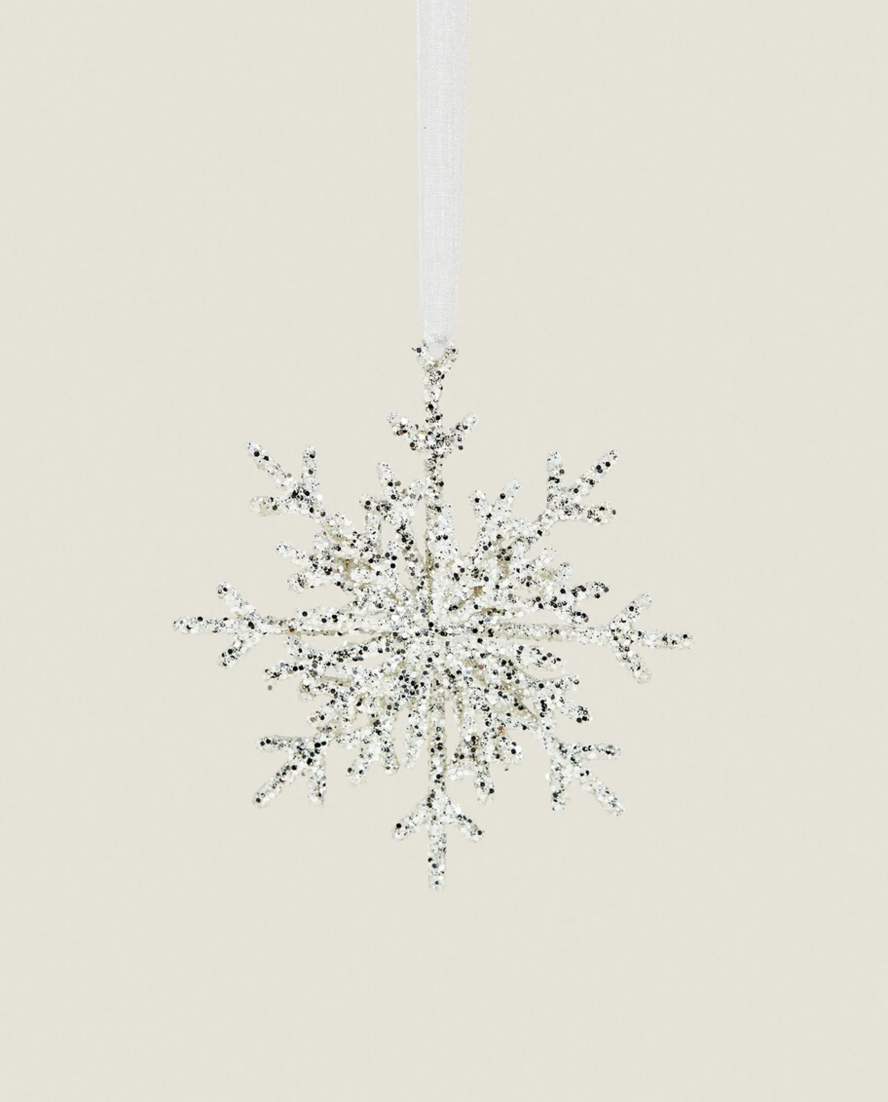 ZARA Home Glittery Christmas Snowflake Decoration