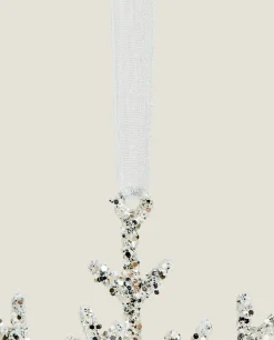 ZARA Home Glittery Christmas Snowflake Decoration