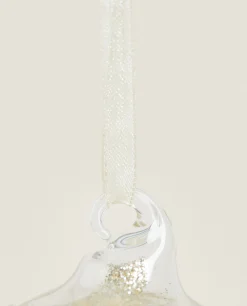 ZARA Home Glittery Glass Christmas Ball Decoration