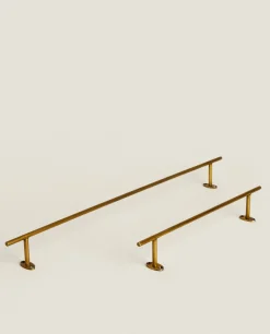 ZARA Home Gold Color Steel Towel Rack