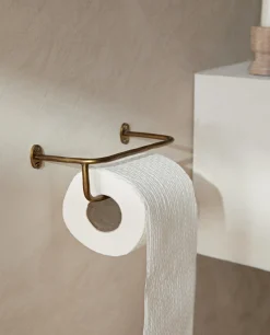 ZARA Home Gold Toilet Roll Holder