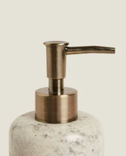 ZARA Home Gray Marble Soap Dispenser