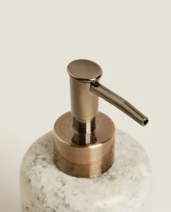 ZARA Home Gray Marble Soap Dispenser
