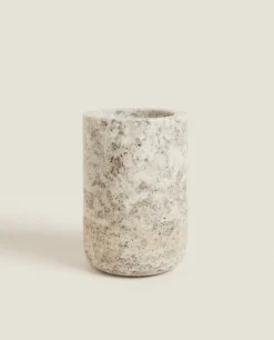 ZARA Home Gray Marble Tumbler