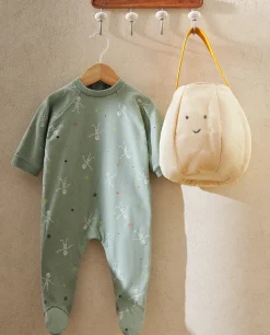 ZARA Home Halloween Baby Romper With Skeletons