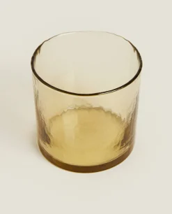 ZARA Home Hammered Glass Tumbler