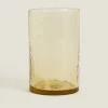ZARA Home Hammered Glass Tumbler