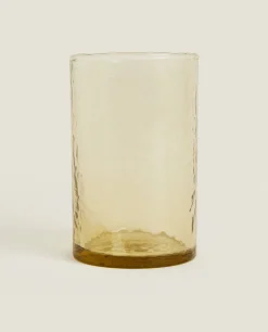 ZARA Home Hammered Glass Tumbler