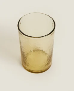 ZARA Home Hammered Glass Tumbler