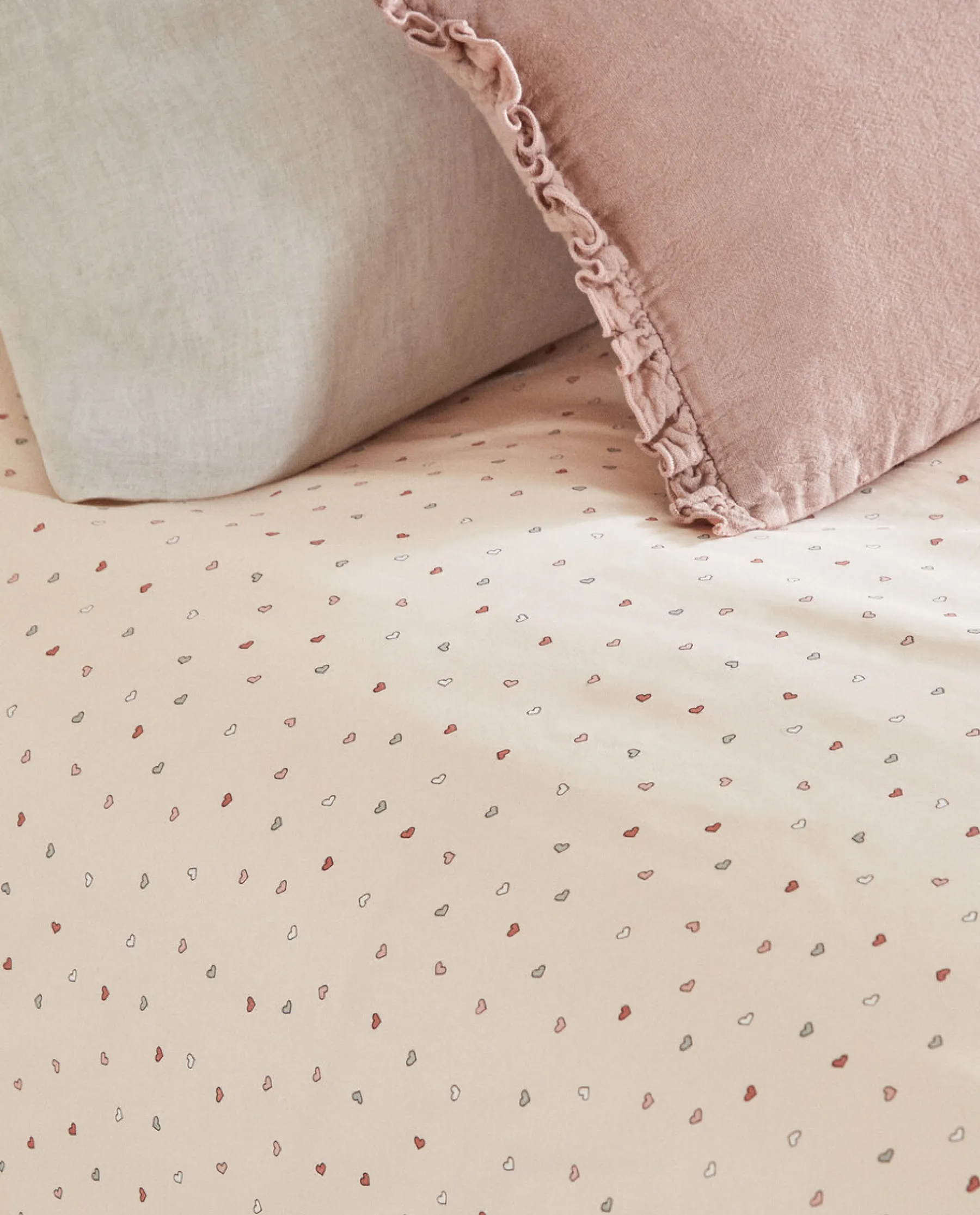 ZARA Home Heart Print Duvet Cover