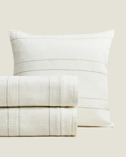 ZARA Home Jacquard Cotton Bedspread