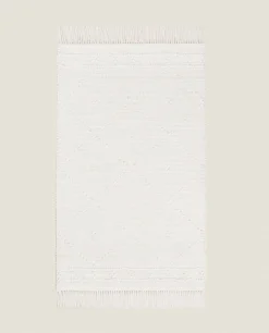 ZARA Home Kids' Diamond Chenille Rug With Fringing