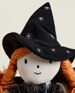 ZARA Home Kids' Halloween Witch Plush Toy