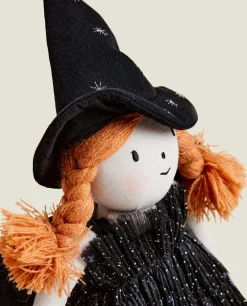 ZARA Home Kids' Halloween Witch Plush Toy